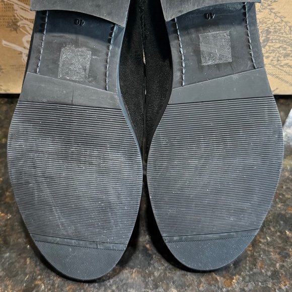 Free People Payton Suede Slip Penny Loafer Mules Women's Size 40 - Picture 7 of 7